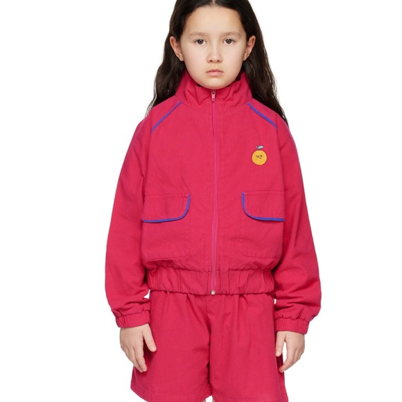 The Campamento Kids Pink Embroidered Jacket sz 11-12Y Can Fit Women up to Sz S-M - Picture 2 of 10